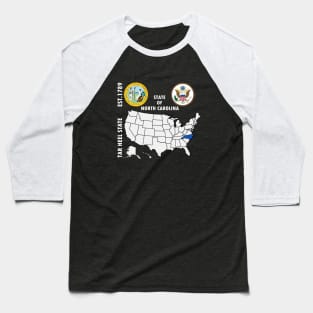 State of North Carolina Baseball T-Shirt